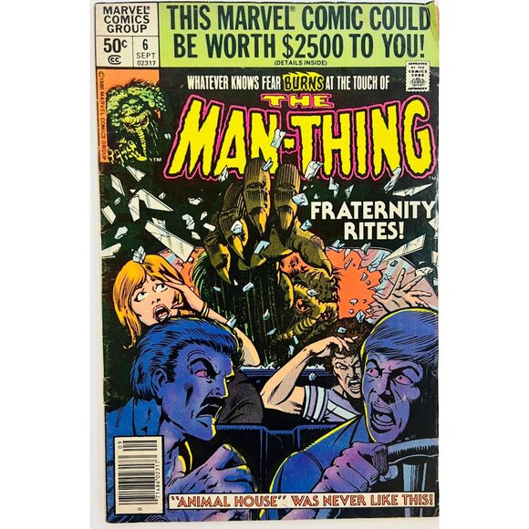 Fantastic Four #91 Man-Thing #6 Star Trek #3 Marvel Comics Lot - Picture 2 of 4